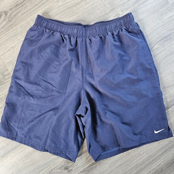 Nike Other - NIKE Mens Essentials Solid Lap 9 Volley Short Swim Trunk Midnight Navy L